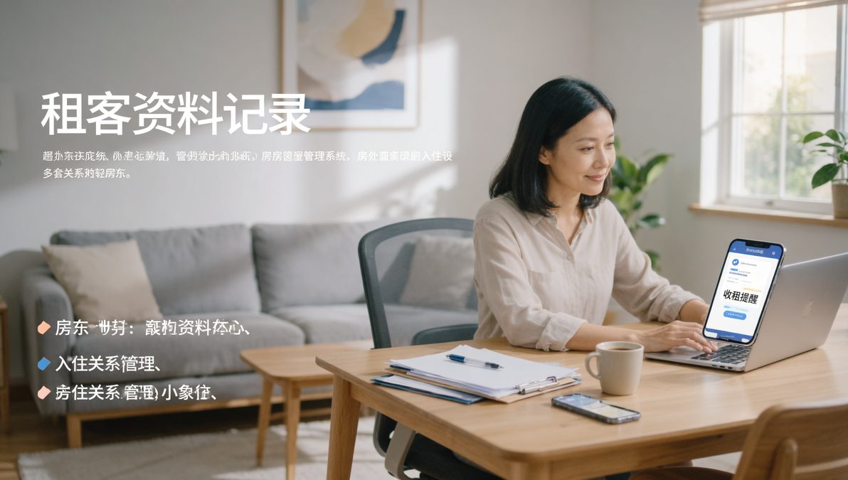 租客管理功能怎么用?房东高效记录租客资料与入住关系指南